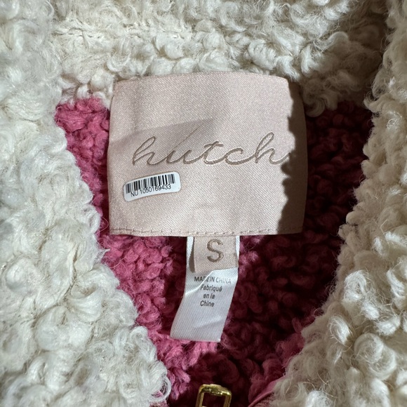 ANTHROPOLOGIE HUTCH FAUX SUEDE COLORBLOCK BOMBER Jacket SIZE SMALL - Picture 6 of 7